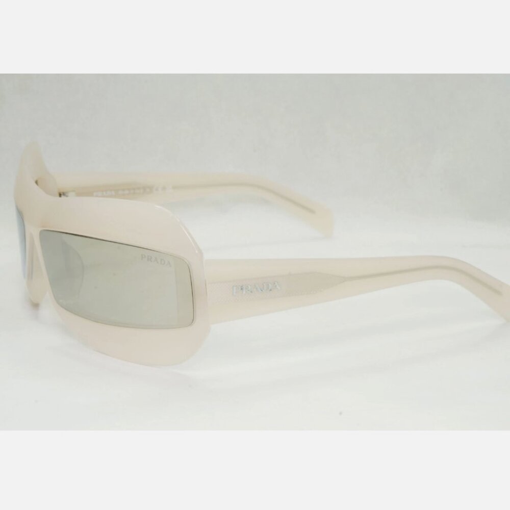 Prada Silver Mirror Wrap Womens Sunglasses - Picture 3 of 8